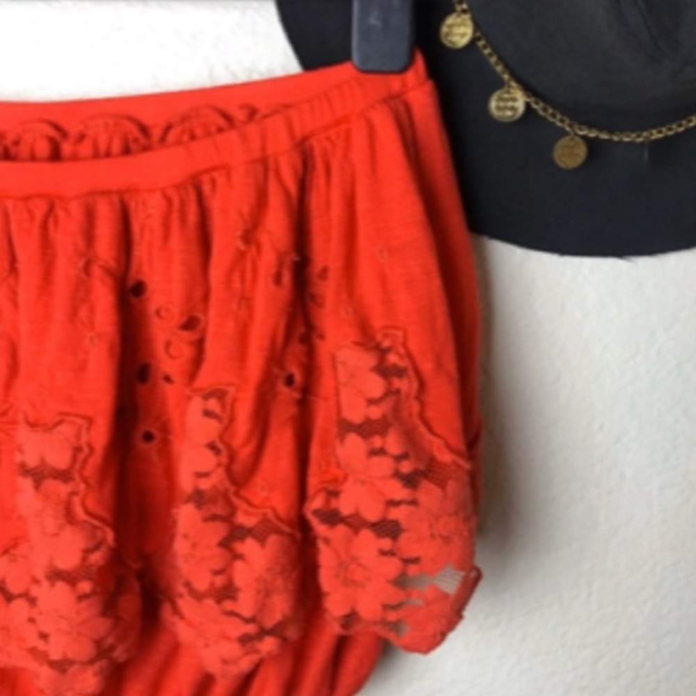 Free people orange top small NWT!! - Picture 2 of 5